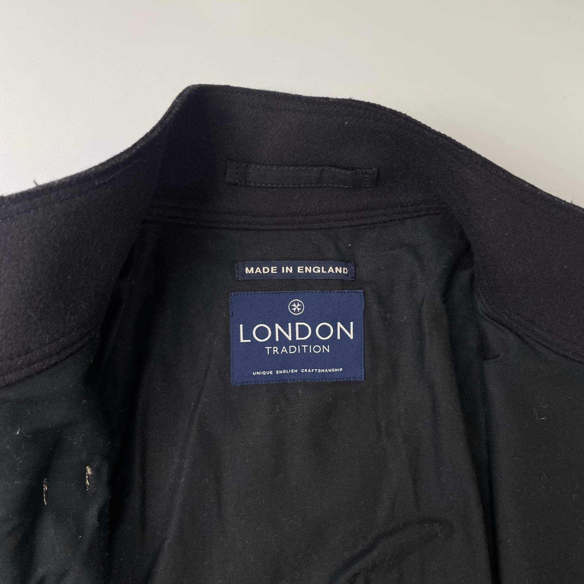 LONDON TRADITION ロンドン トラディション / 別注ダッフルコート ネイビー 参考定価：60,000程度 SIZE：L