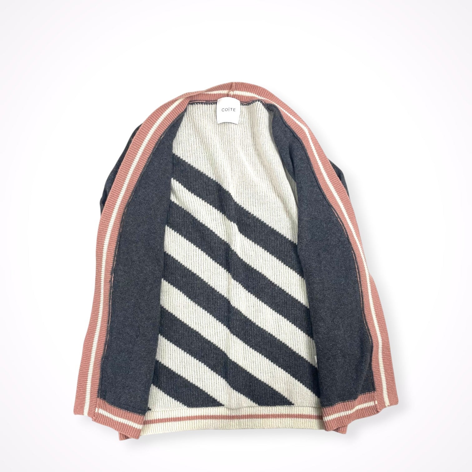 CO|TE / カシミヤMIXレタードカーディガン 参考定価：60,000程度 SIZE：40