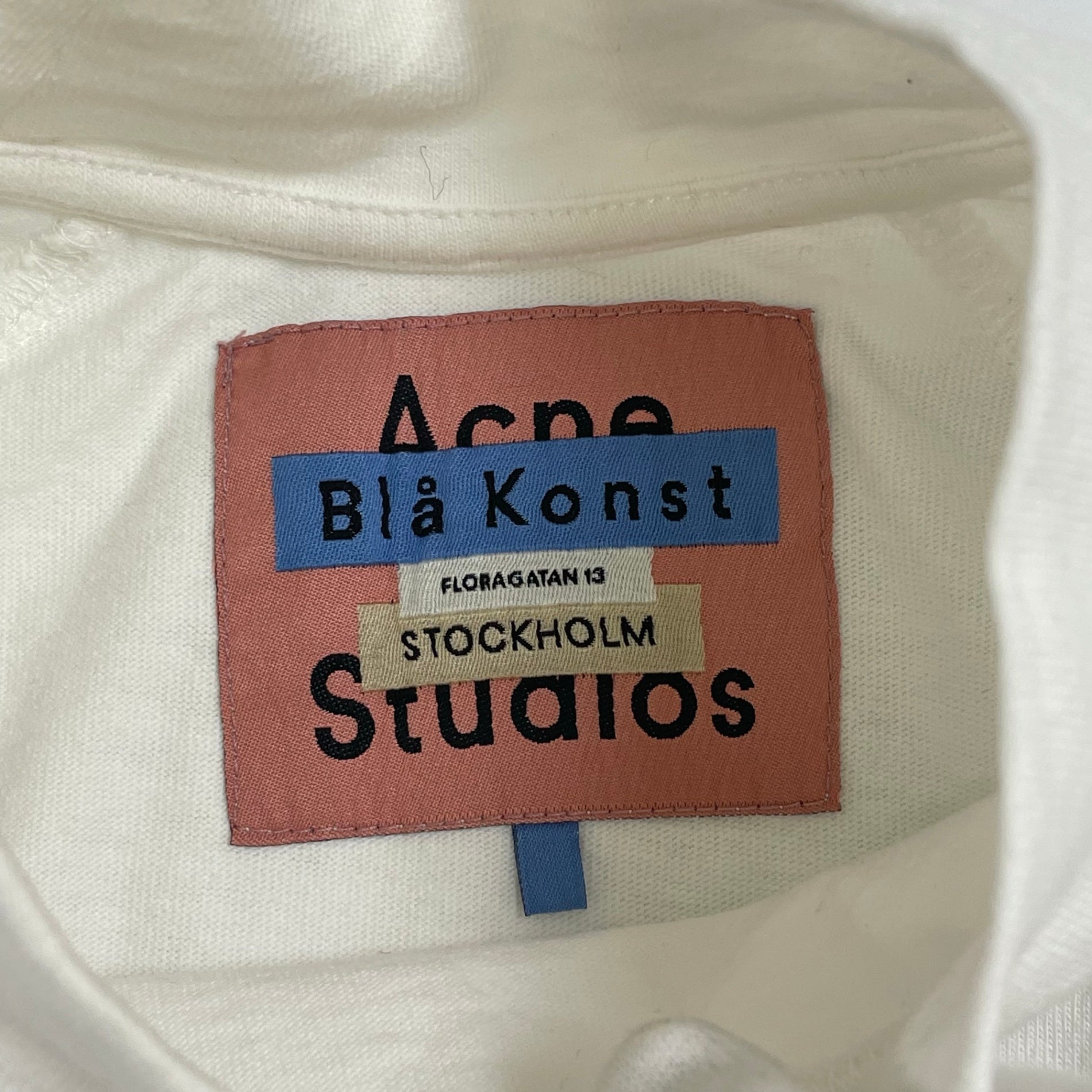 Acne Studios Blakonst アクネ ストゥディオズ ブラコンスト / モックネックサークルロゴTEE SIZE:XXS(S-M程度)