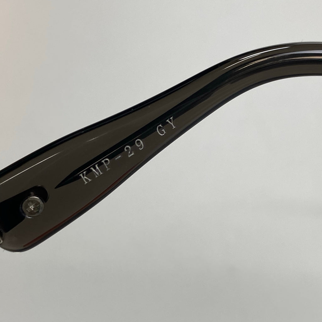 金子眼鏡 プレミアムライン / シルバーコンビ ウェリントン 度なしクリアレンズ  参考定価：80,000+tax