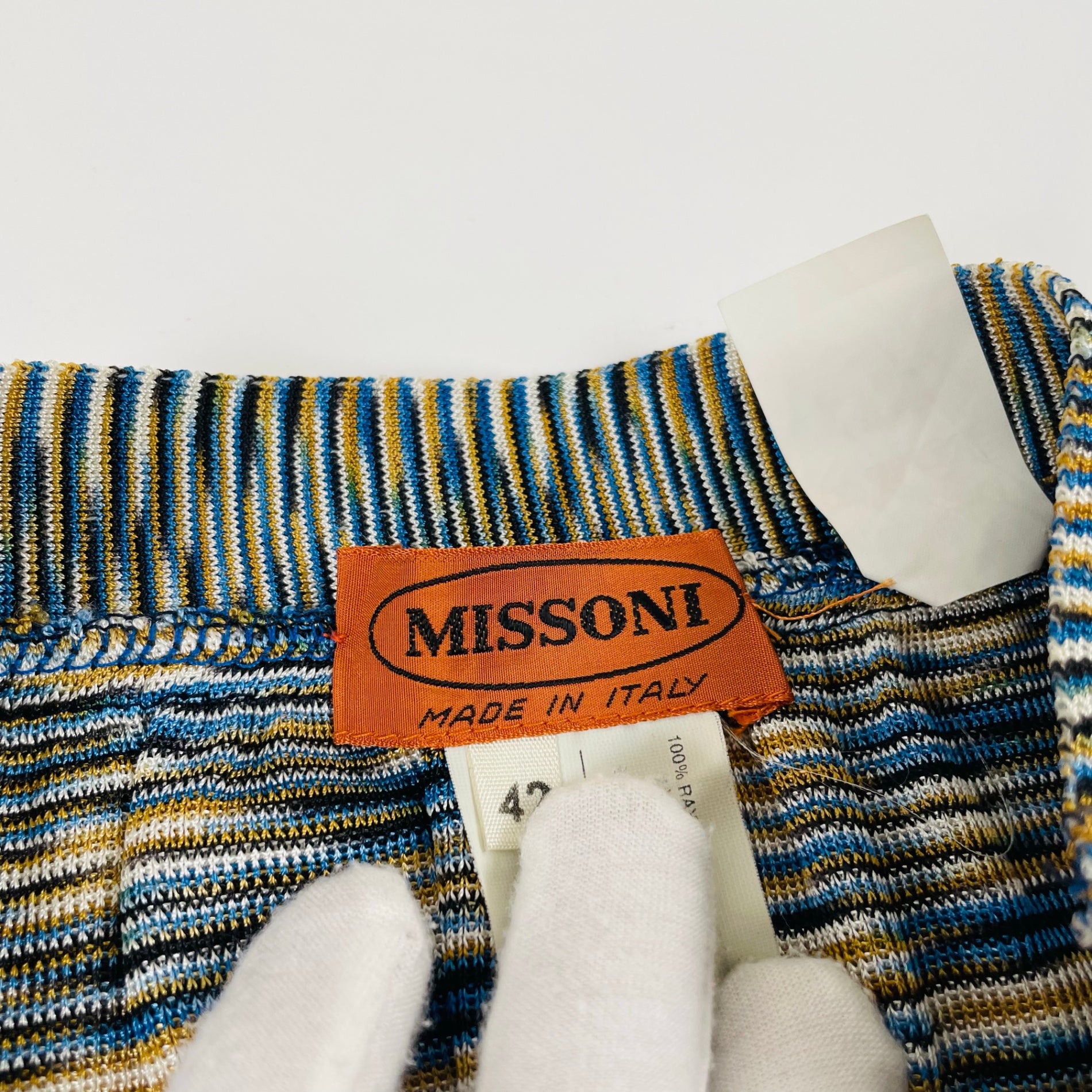 MISSONI / レーヨンマルチカラースカート SIZE:42