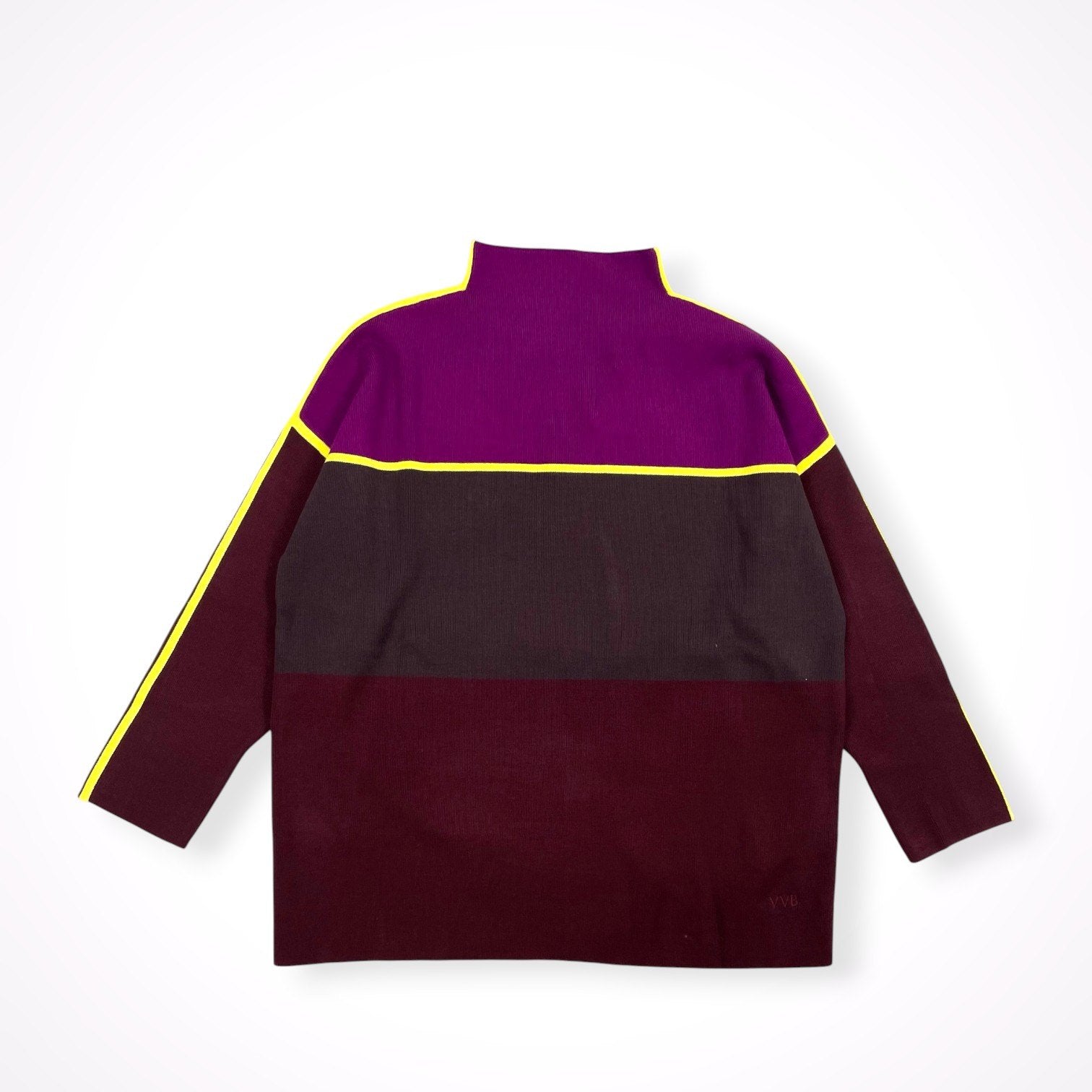 VICTORIA BECKHAM / ブロックカラーニット 参考定価：60,000程度 SIZE:L