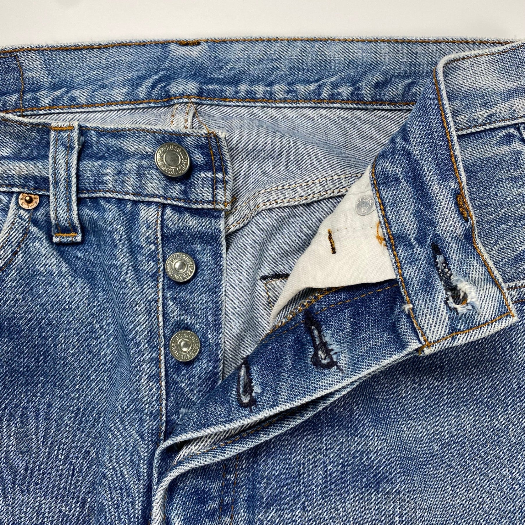 Levi's リーバイス / 赤耳 セルビッジ デニムパンツ エルパソ工場 黒カン SIZE：W74