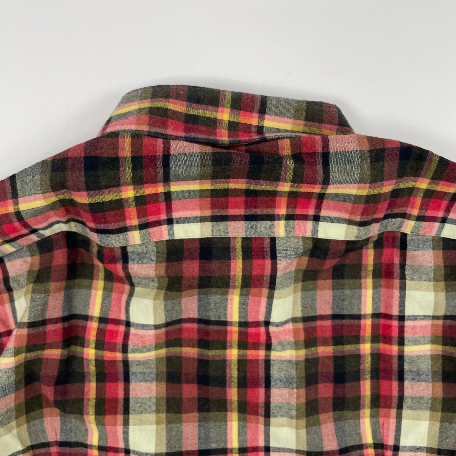 Errico Formicola / コットンチェックシャツ 参考定価：40,000程度 SIZE:M