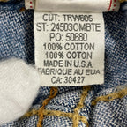 TRUE RELIGION / USA製 JOEY BIG T ダメージ加工フレアデニムパンツ SIZE:28