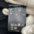 stein シュタイン / OVERSIZED DRIVERS KNIT ZIP VEST 23AW ST697 参考定価：44,000+tax SIZE:S