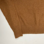 DESIGNERS REMIX CHARLOTTE ESKILDSEN デザイナーズ リミックス / オープンショルダーニット ブラウン 参考定価：33,000程度 SIZE：XS