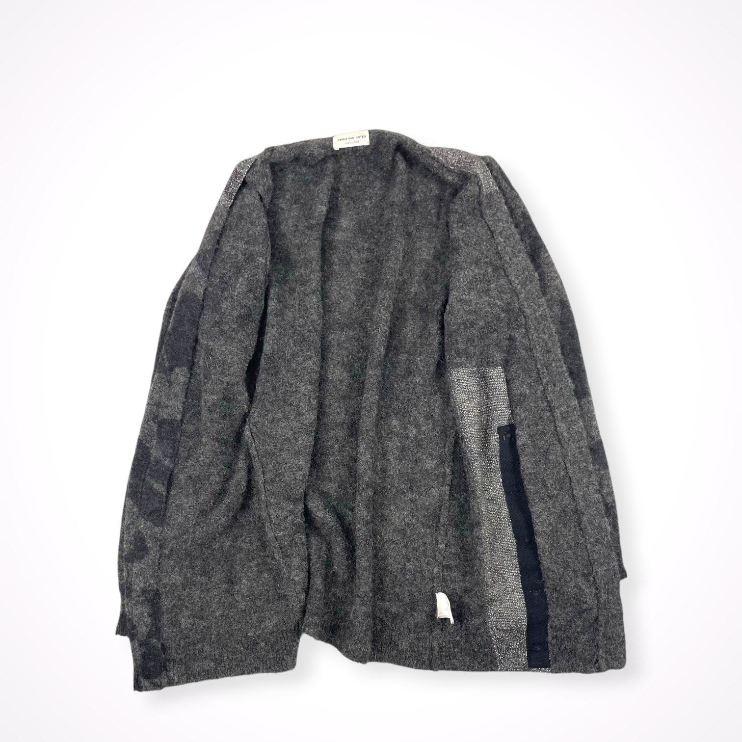 DRIES VAN NOTEN / アルパカMIXレオパードカーディガン 参考定価：150,000程度 SIZE:XS