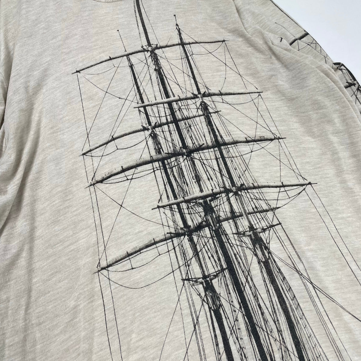 ISABEL DE PEDRO / セーリングシッププリント フーディーカットソー 参考定価：35,000程度 SIZE:16