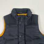 EMPORIO ARMANI JEANS エンポリオ アルマーニ ジーンズ / 2トーン ダックダウンベスト 迷彩柄 SIZE：S