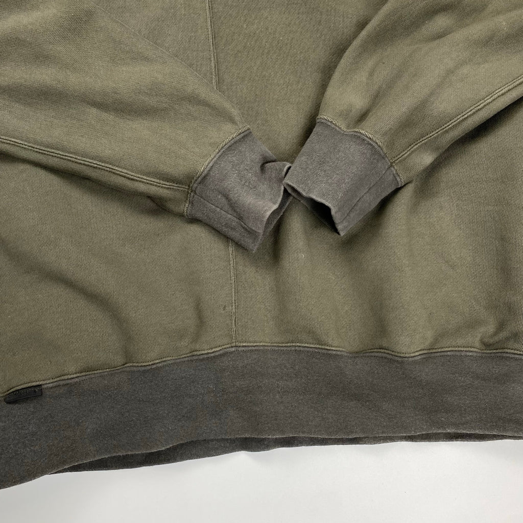 N.HOOLYWOOD エヌハリウッド / COMPILE CREW NECK SWEATSHIR スウェット カーキ 参考定価：25,000+tax SIZE:38(M程度)