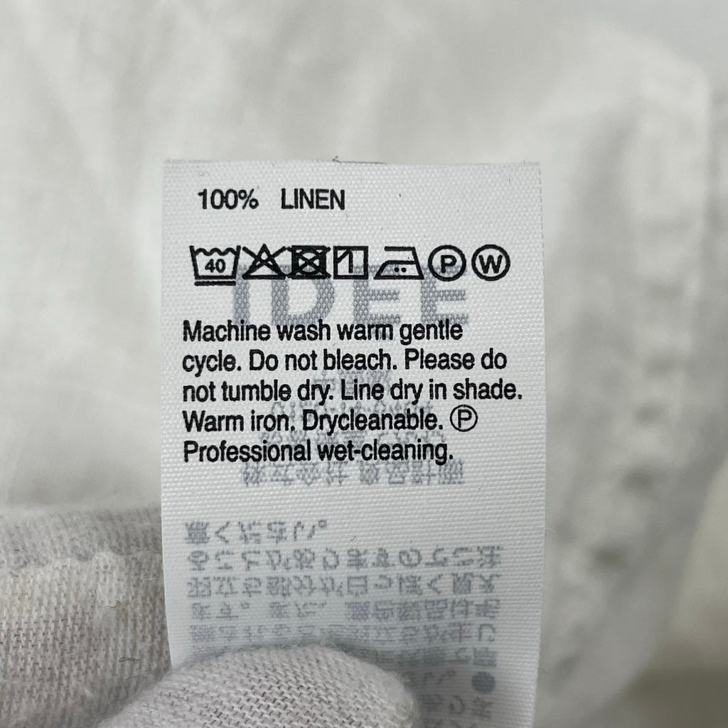 POOL by IDEE / リネンギャザーワンピース 未使用品 参考定価：12,000+tax SIZE：FREE