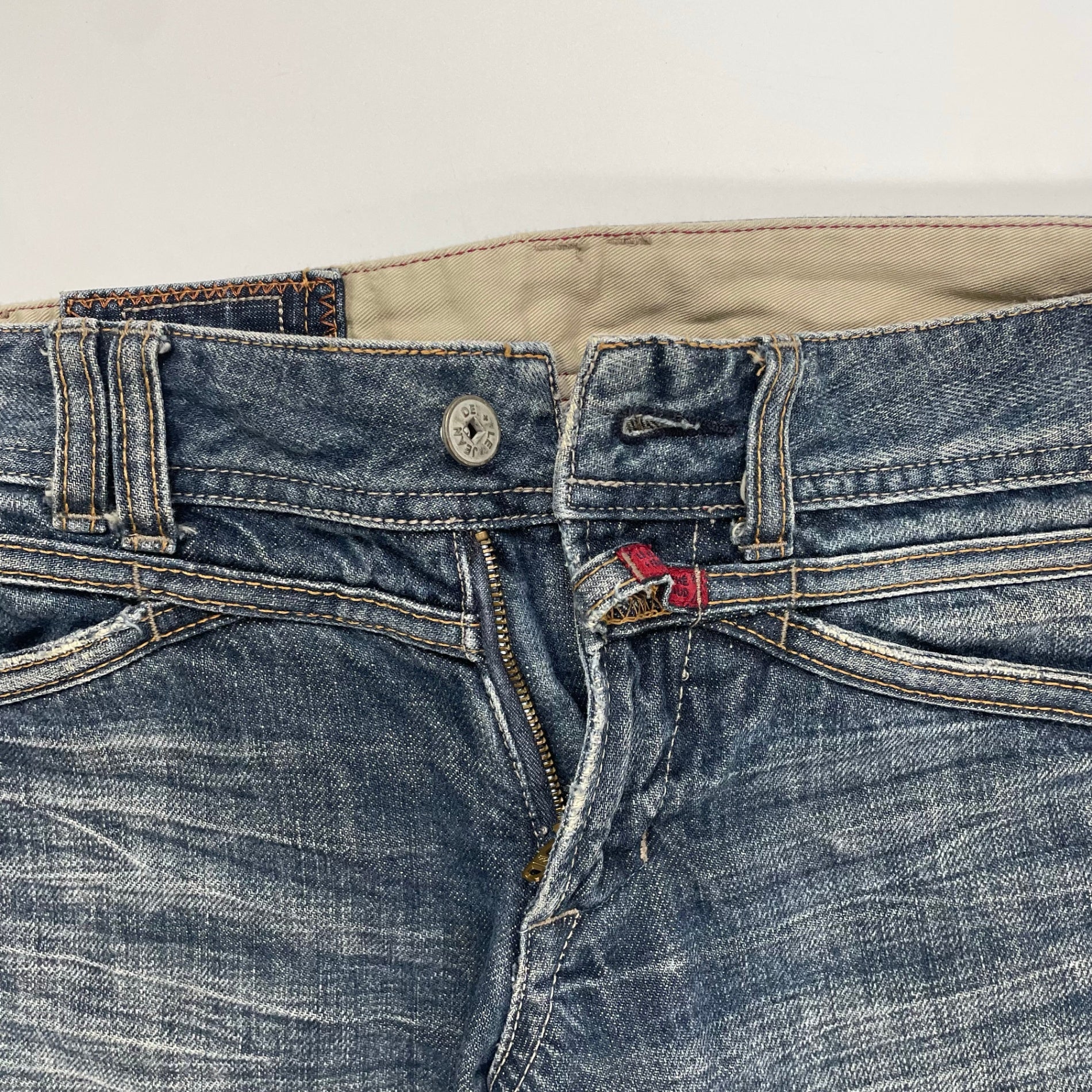 MARITHE FRANCOIS GIRBAUD マリテ フランソワ ジルボー / Y2K ヴィンテージギミックデニムパンツ SIZE:3S