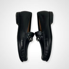 SALVATORE FERRAGAMO サルバトーレ フェラガモ / ガンチーニローファー ブラック 参考定価：70,000程度 SIZE:9(27cm程度)