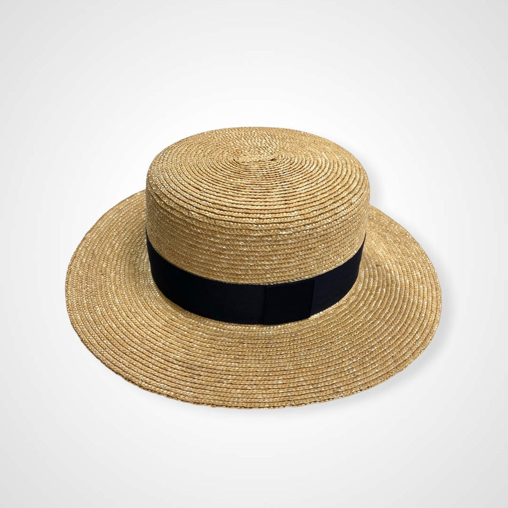 NAPRON ナプロン / ストローハット カンカン帽 参考定価：18,000程度 頭囲：58