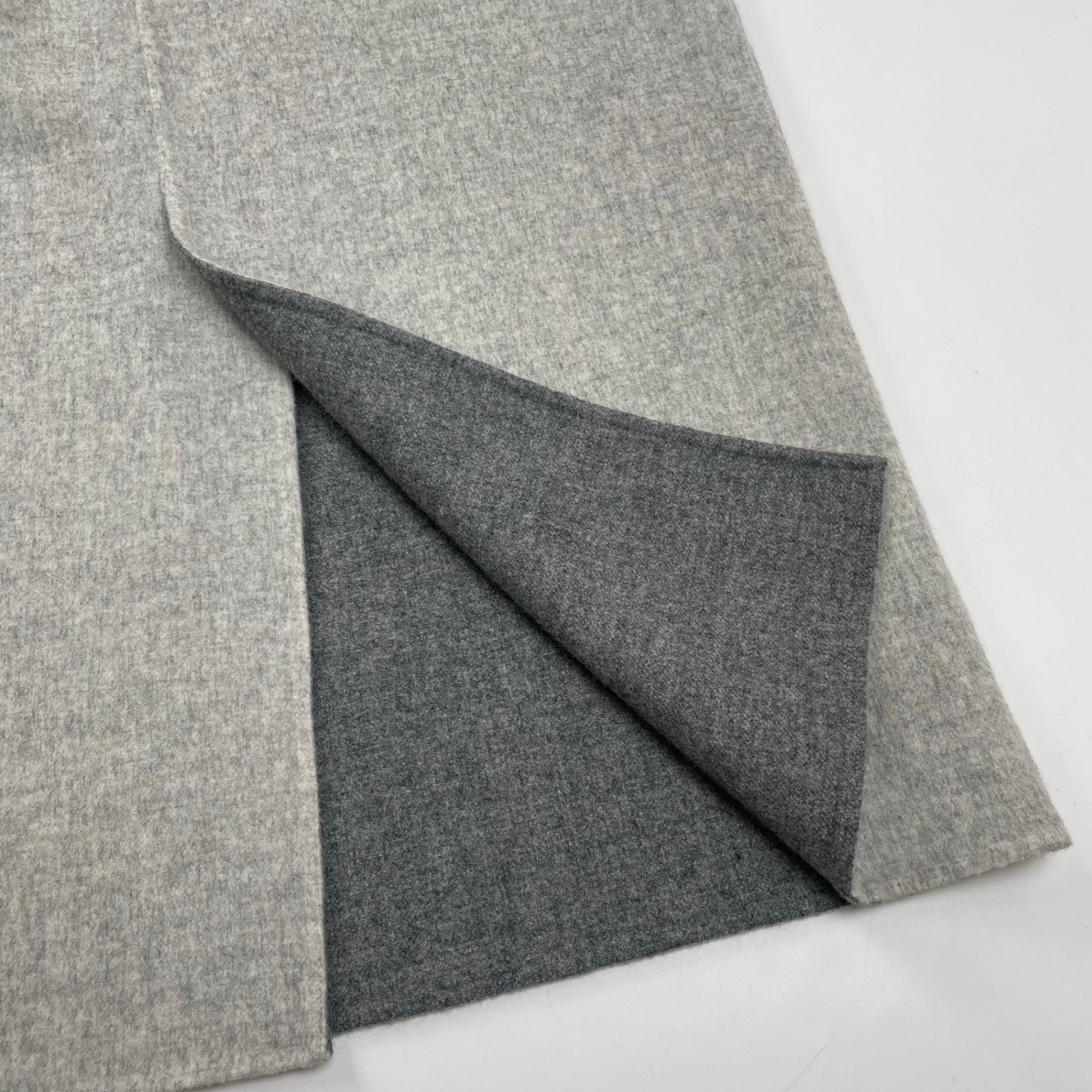 DES PRES デプレ / ライトダブルフェイスシャギー Iラインスカート 参考定価：32,000+tax SIZE:36