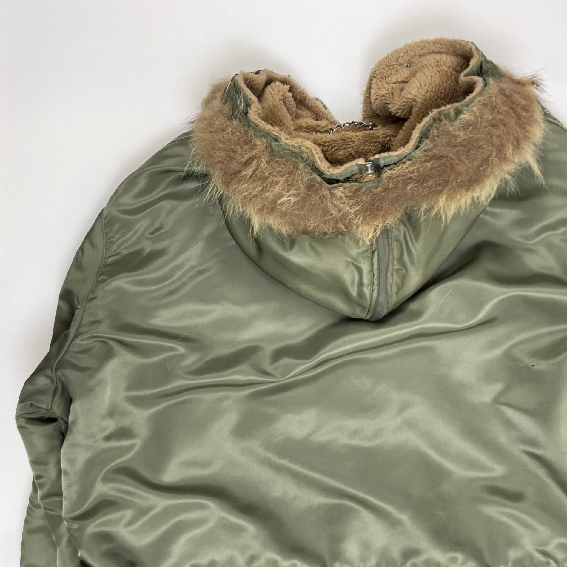 MIGHTY-MAC マイティマック / 7-80s ボアフーデッドジャケット MADE IN USA SIZE:L-XL