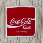 Coca-cola / ヴィンテージ ストライプワークシャツ 企業物 SIZE:L