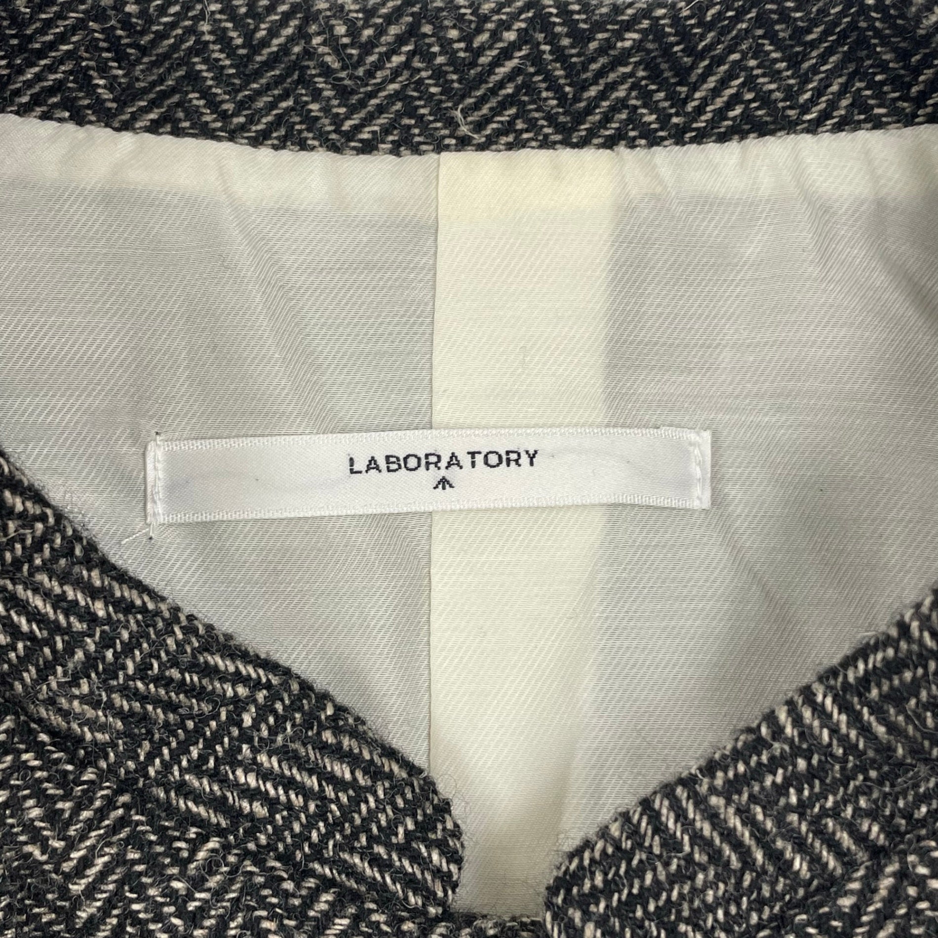 LABORATORY (Gauze#) ラボレイトリー / ウールリネンヘリンボーンアーバンチャイナジャケット 参考定価：31,500+tax SIZE:FREE
