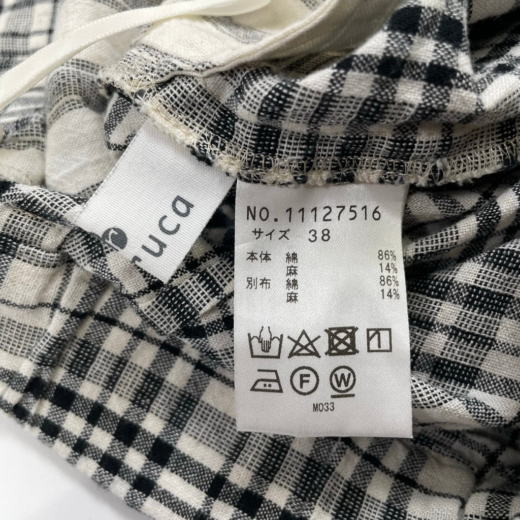 Lucruca ルクルカ / コットンリネンイージーパンツ 参考定価：20,000程度 SIZE:38