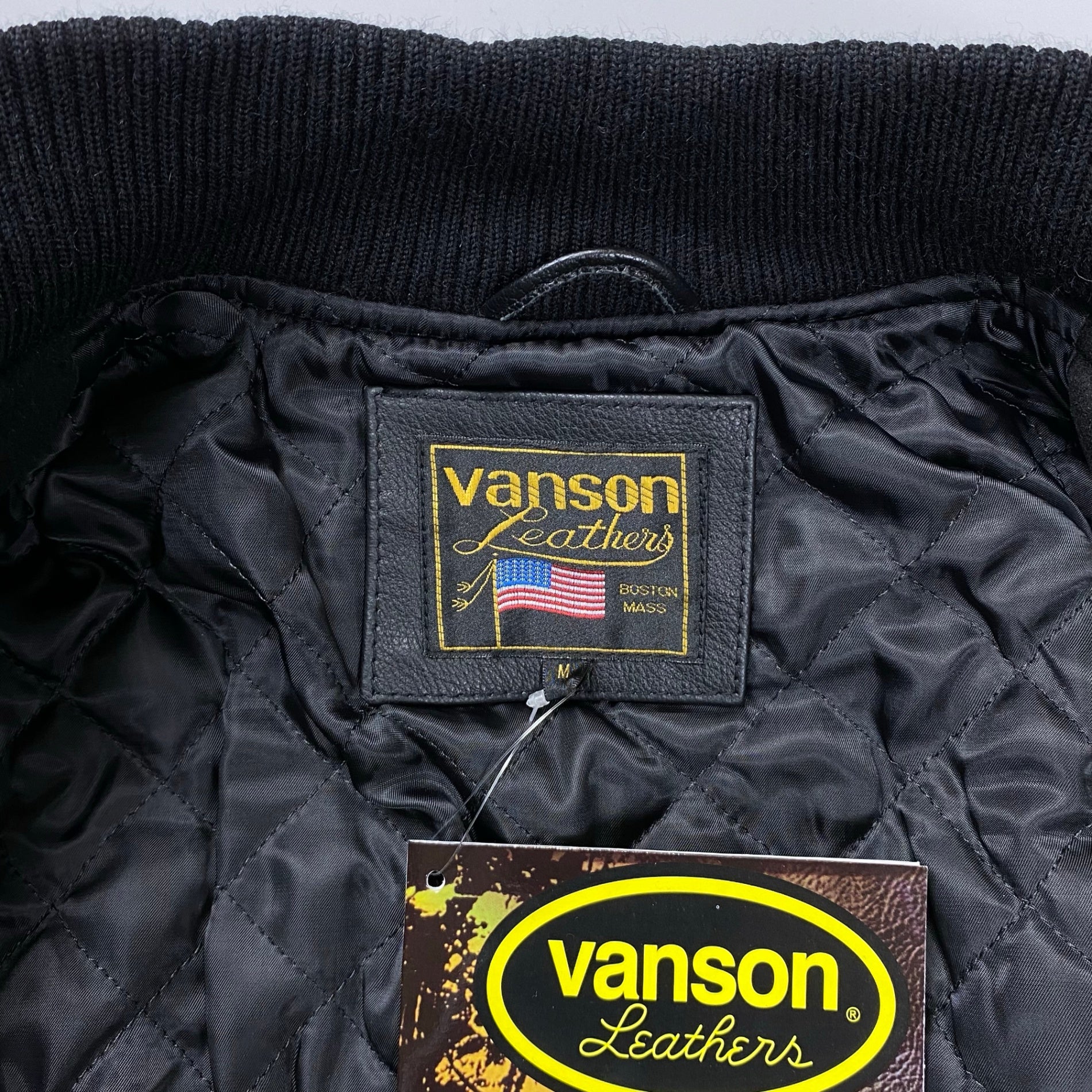VAN JACKET × vanson ヴァンヂャケット バンソン / 70周年 アワードジャケット フルデコ 未使用品 SIZE:M