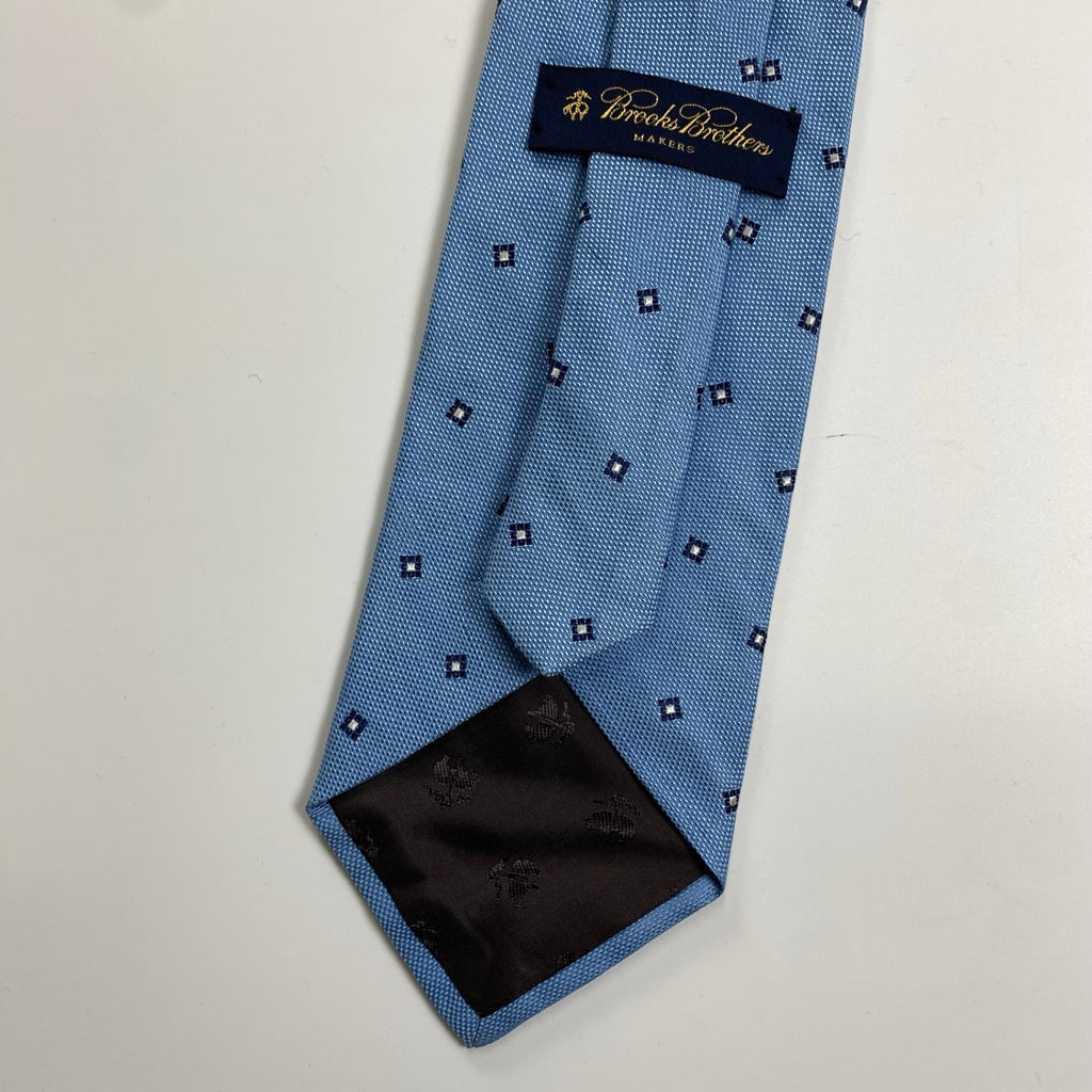 Brooks Brothers ブルックスブラザーズ / リネン×シルク ネクタイ MADE IN USA 大剣幅：約9.5cm