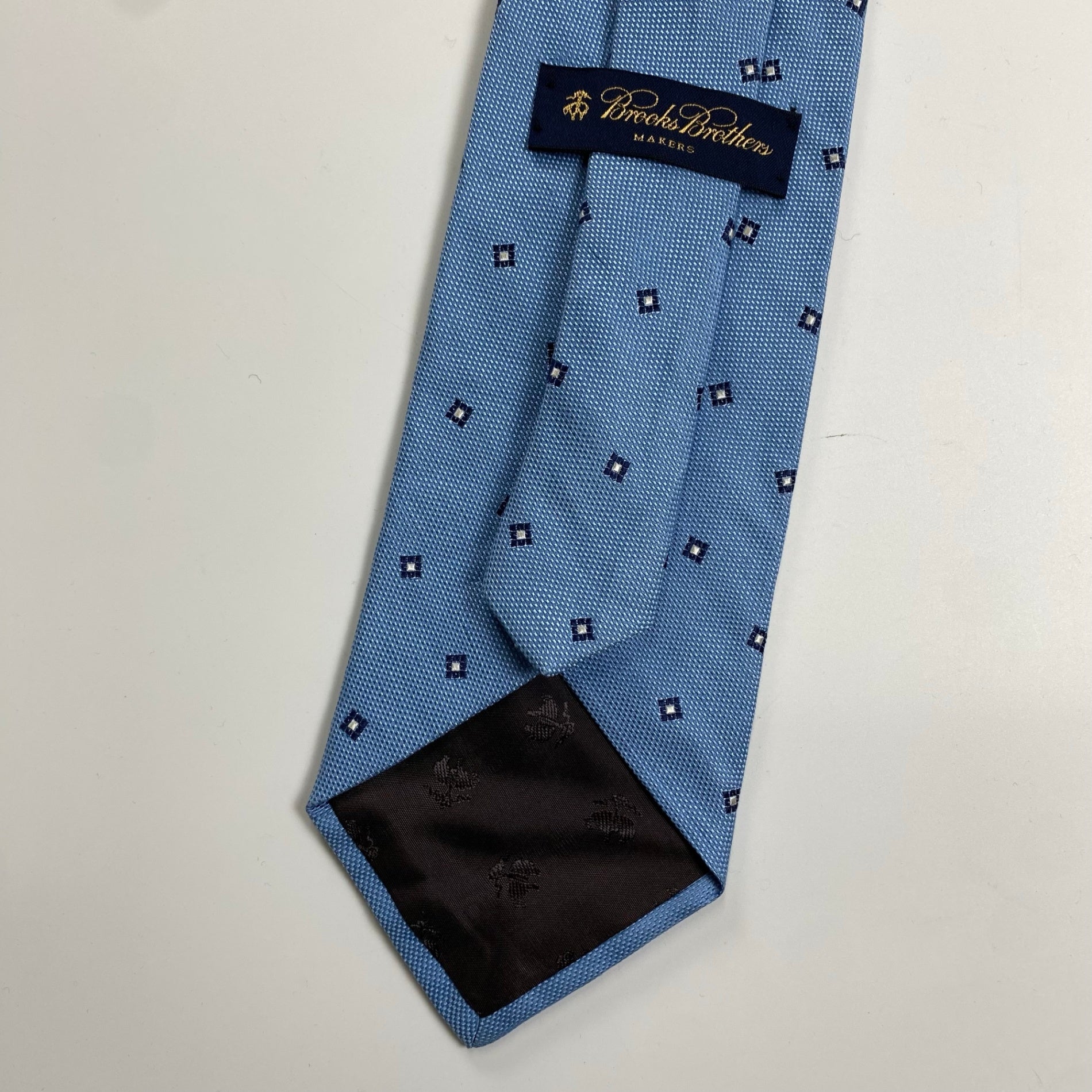 Brooks Brothers ブルックスブラザーズ / リネン×シルク ネクタイ MADE IN USA 大剣幅：約9.5cm