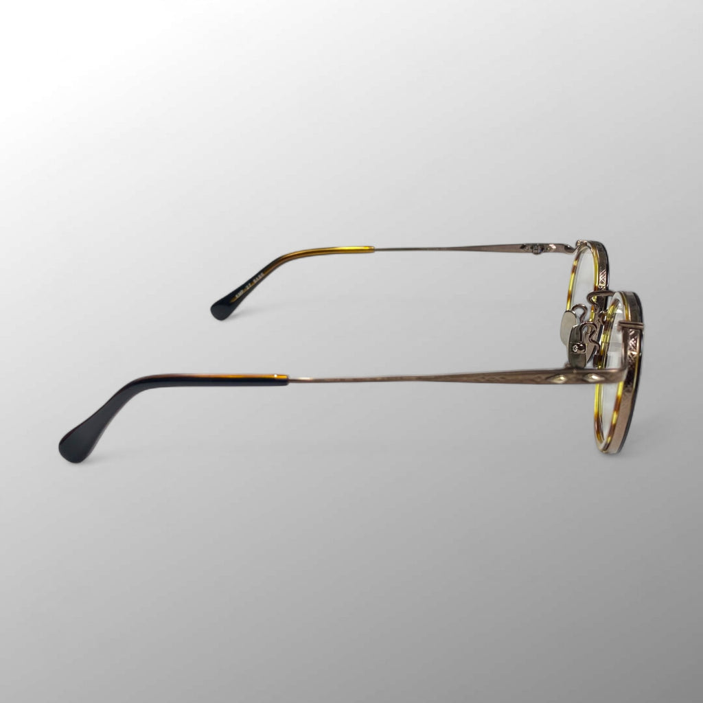 金子眼鏡 プレミアムライン / インナーリム ラウンド  度なしクリアレンズ 参考定価：78,000+tax