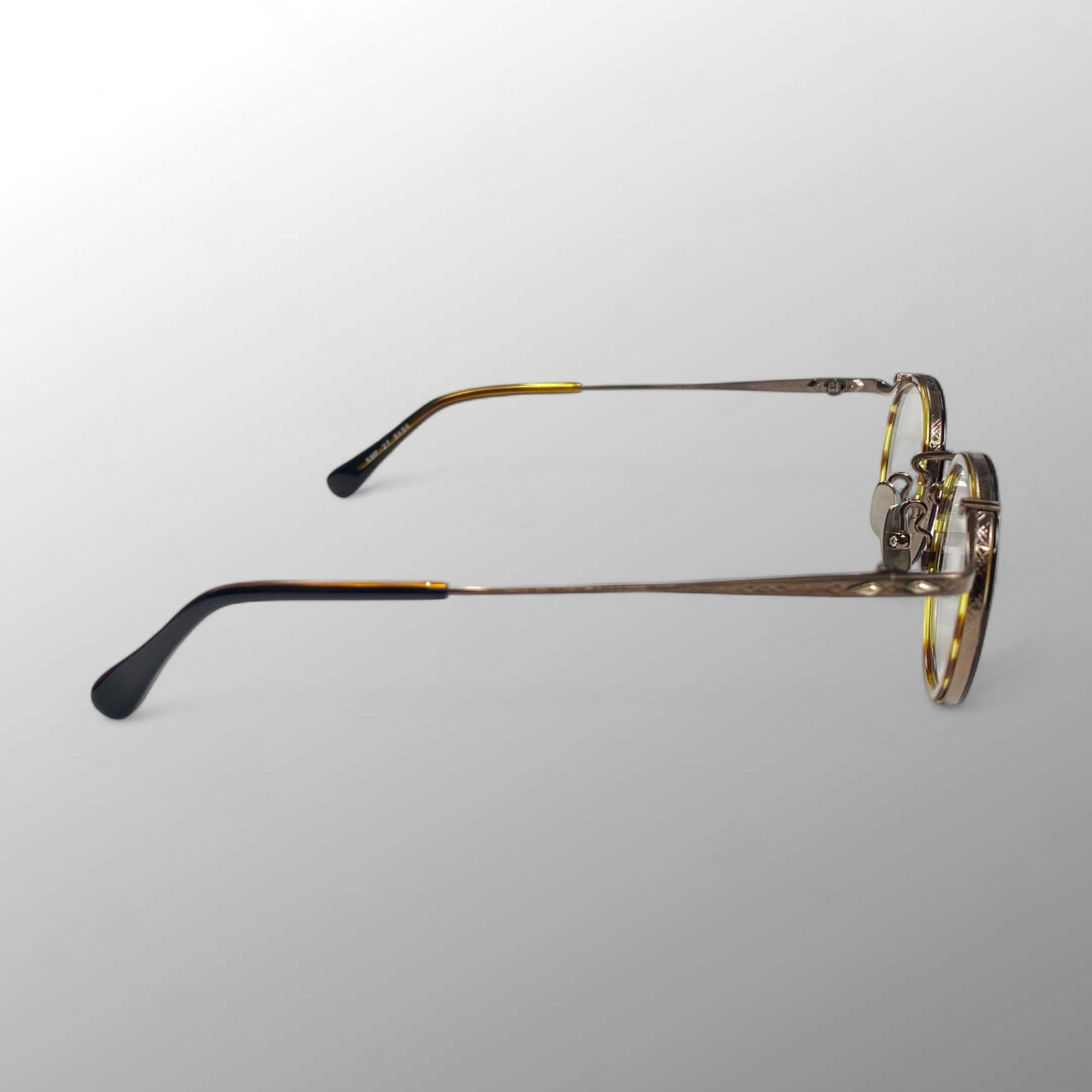 金子眼鏡 プレミアムライン / インナーリム ラウンド  度なしクリアレンズ 参考定価：78,000+tax