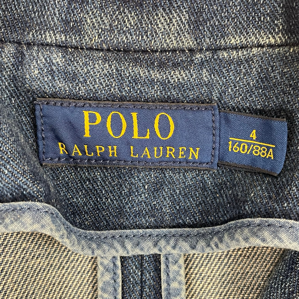 POLO RALPH LAUREN / ダブルブレストデニムブレザー 参考定価：60,000程度 SIZE:4