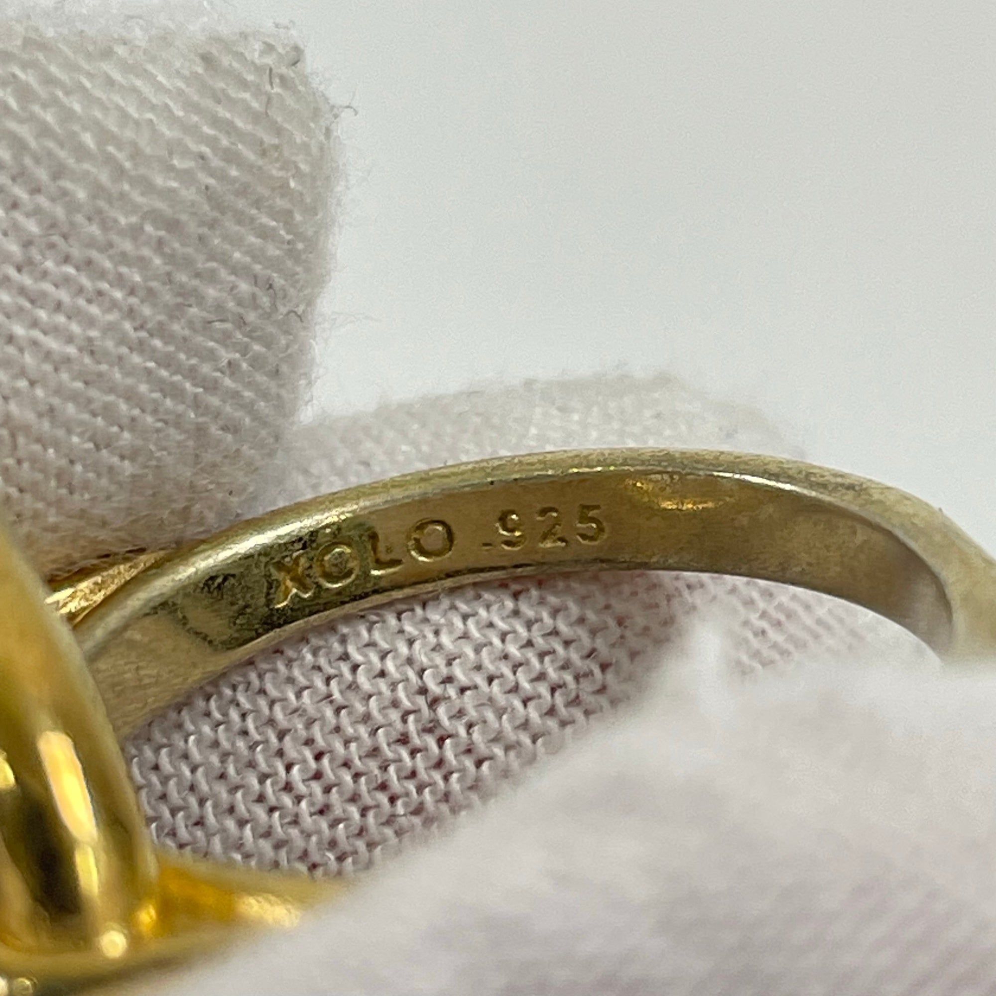 XOLO JEWELRY / Circle Ring K24 Coating SIZE:19号