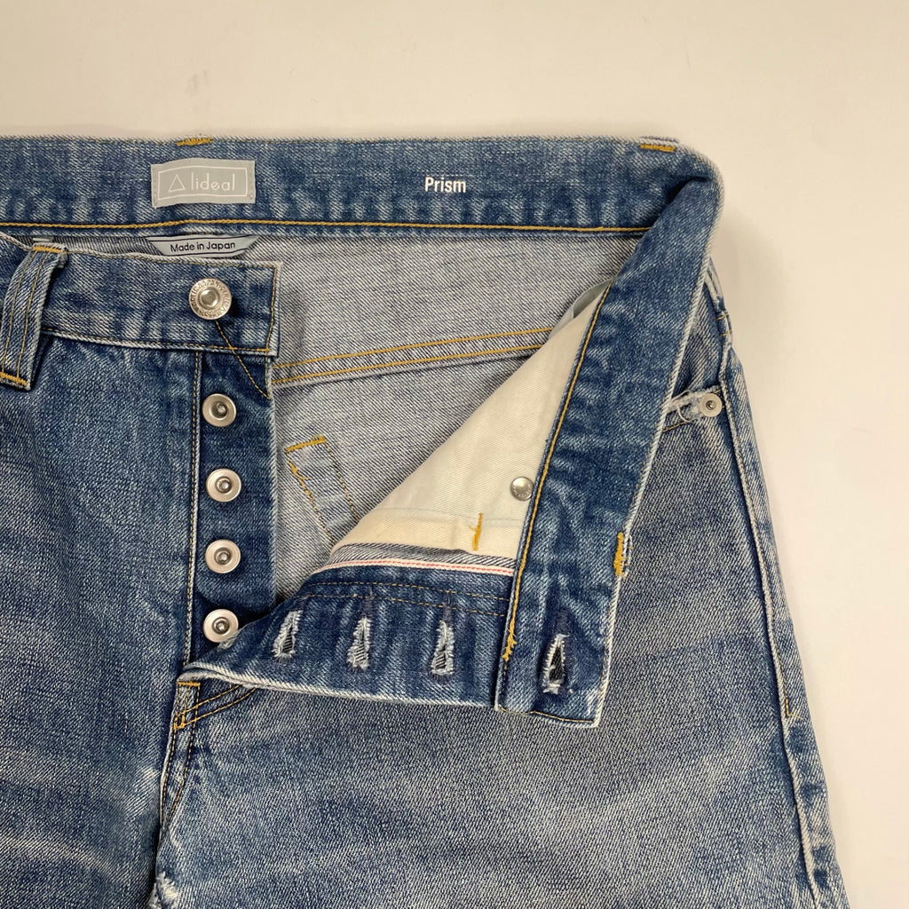 lideal リディアル / Prismダメージ加工デニムパンツ 参考定価：20,000程度 SIZE:W85