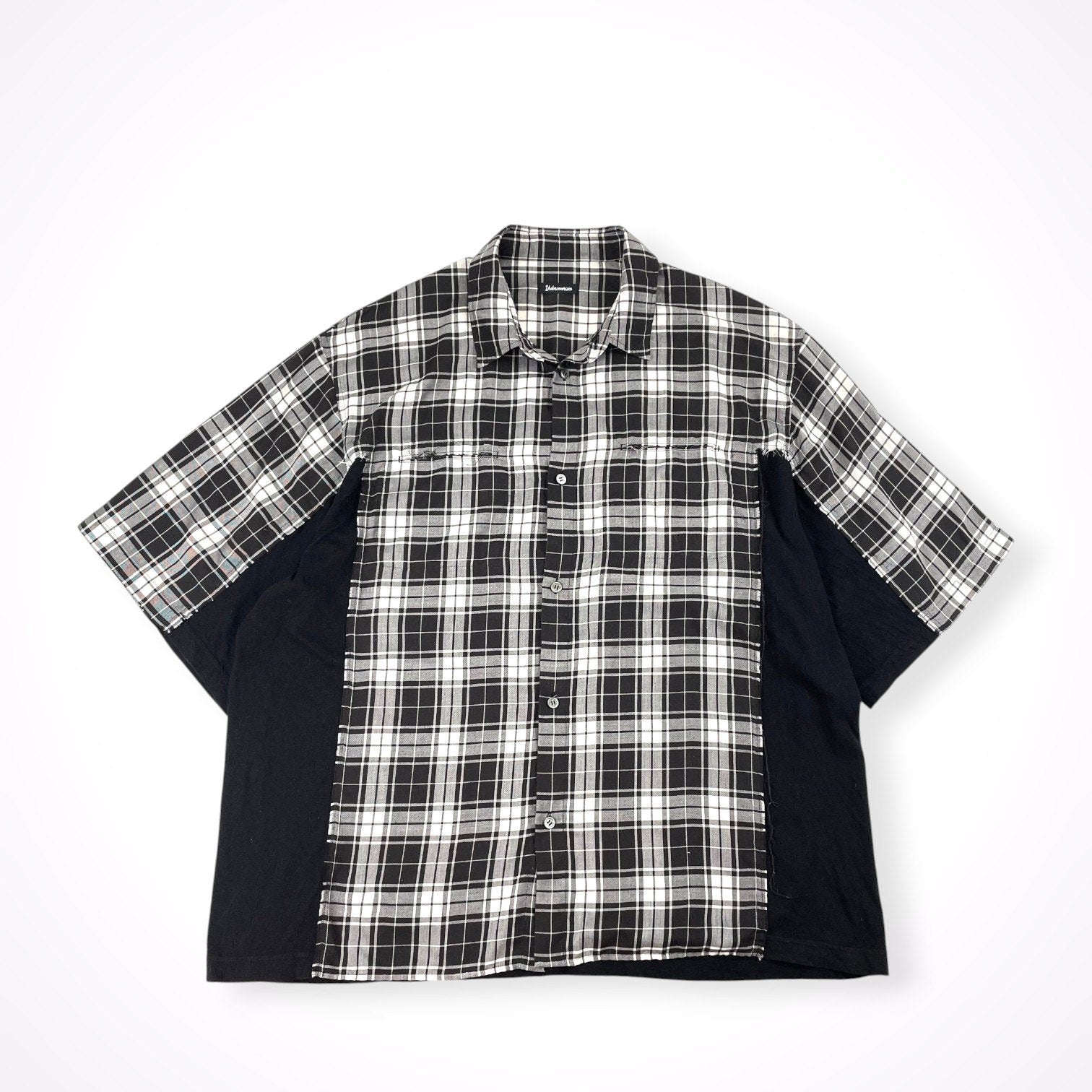 Undercoverism / 23SS PeツイルCK/天竺切替半袖シャツ SIZE:4