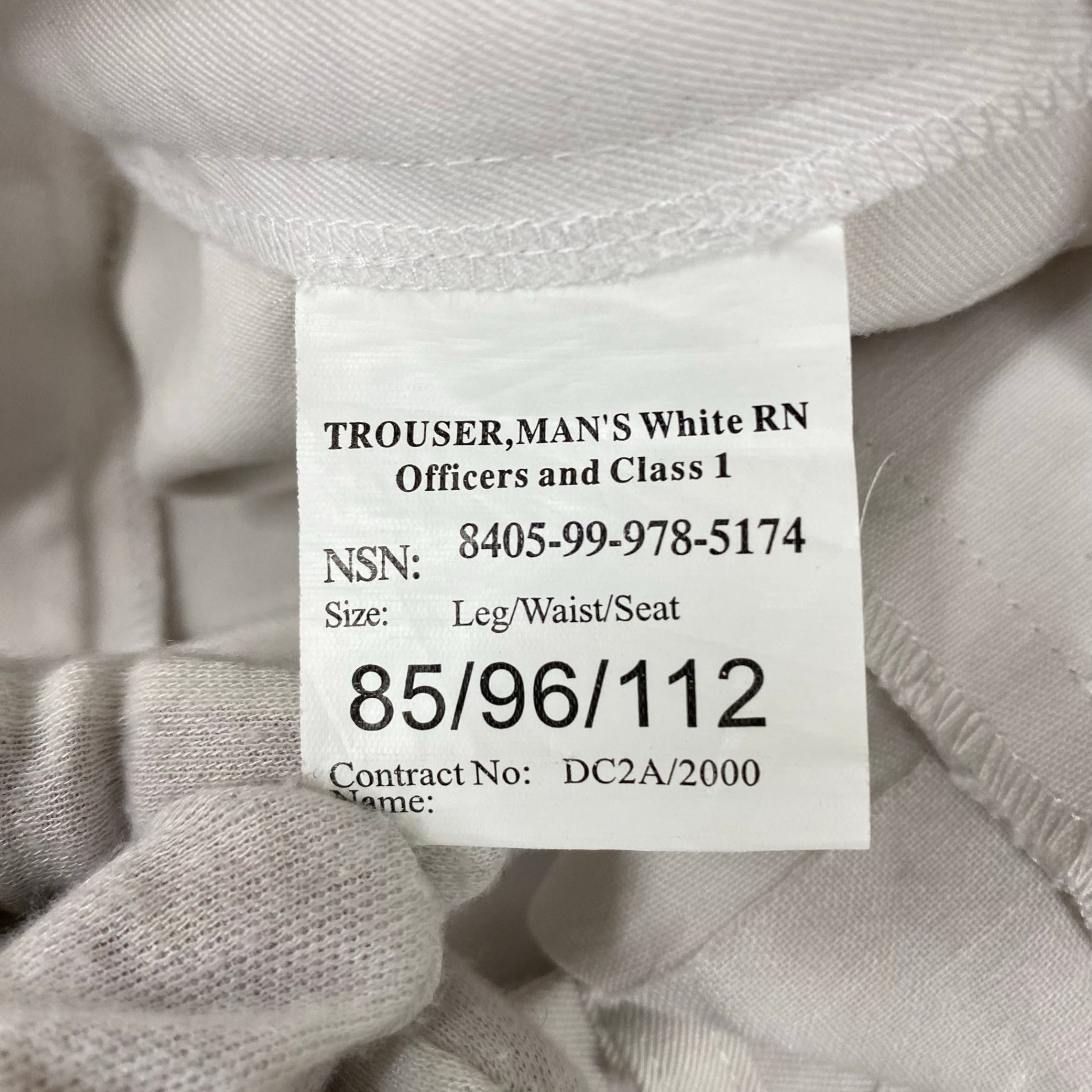 00s British army (RAF)  イギリス軍 ロイヤルエアフォース / Class 1 DRESS TROUSERS バックポケット サイドアジャスター SIZE：85/96/112