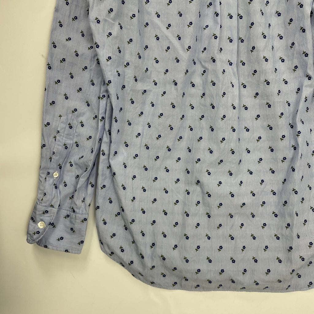 JUNYA WATANABE COMME des Garcons MAN ジュンヤワタナベ コムデギャルソン メン / フラワー刺繍切替シャツ 日本製 SIZE:S