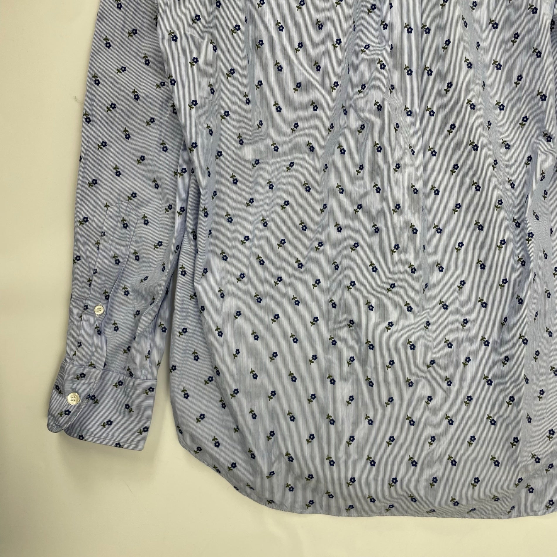 JUNYA WATANABE COMME des Garcons MAN ジュンヤワタナベ コムデギャルソン メン / フラワー刺繍切替シャツ 日本製 SIZE:S