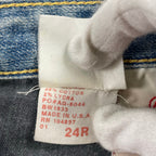 AG エージー / Y2K the ANGEL boot cut フレアデニム USA製 参考定価：50,000程度  SIZE：24