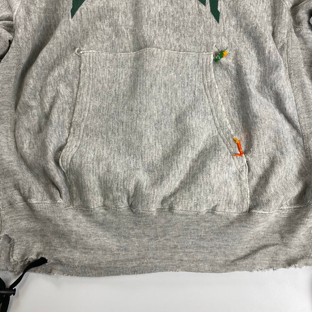 VINTAGE ヴィンテージ / 襤褸 ボロ ダメージ パーカー  BABSON大学 SIZE：XL程度