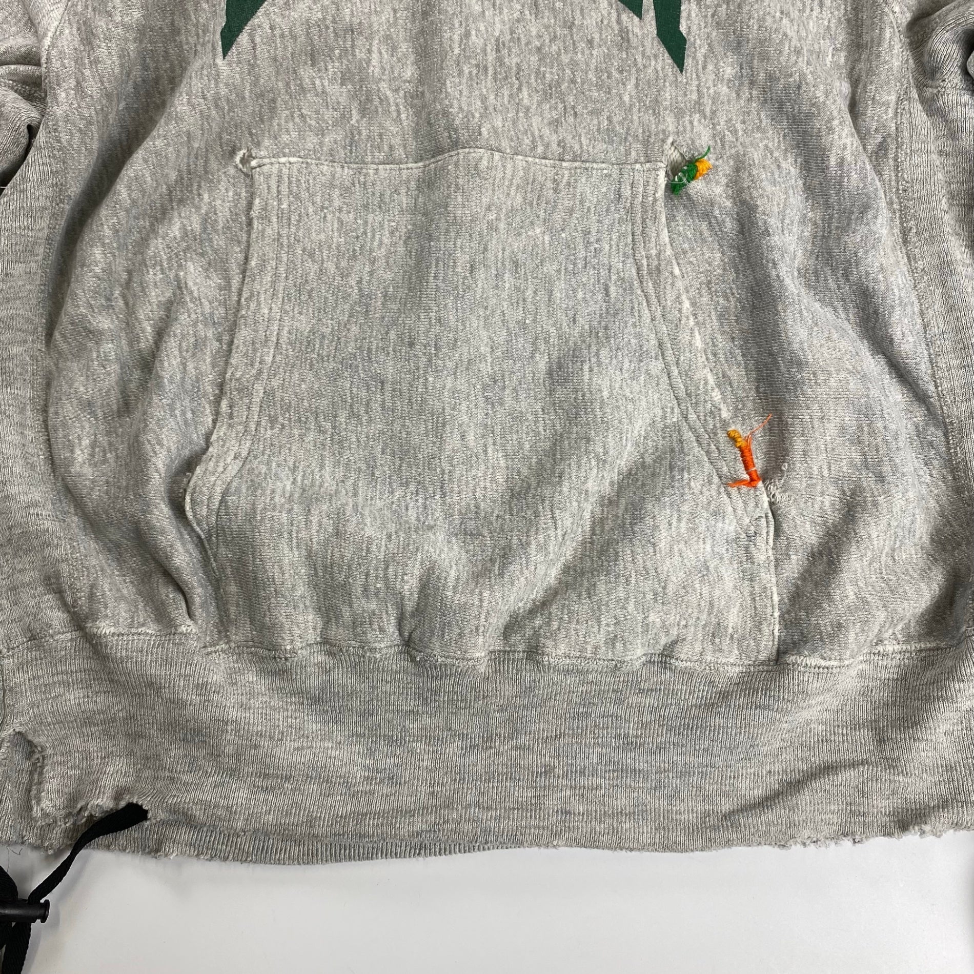 VINTAGE ヴィンテージ / 襤褸 ボロ ダメージ パーカー  BABSON大学 SIZE：XL程度