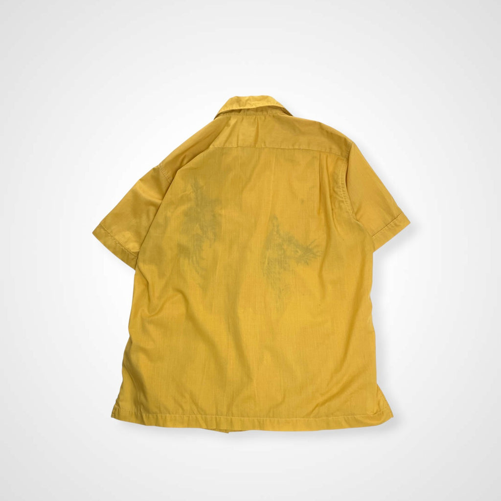 VINTAGE ヴィンテージ / 【PEARL OF THE ORIENT】70sオナガドリ刺繍シャツ SIZE：L