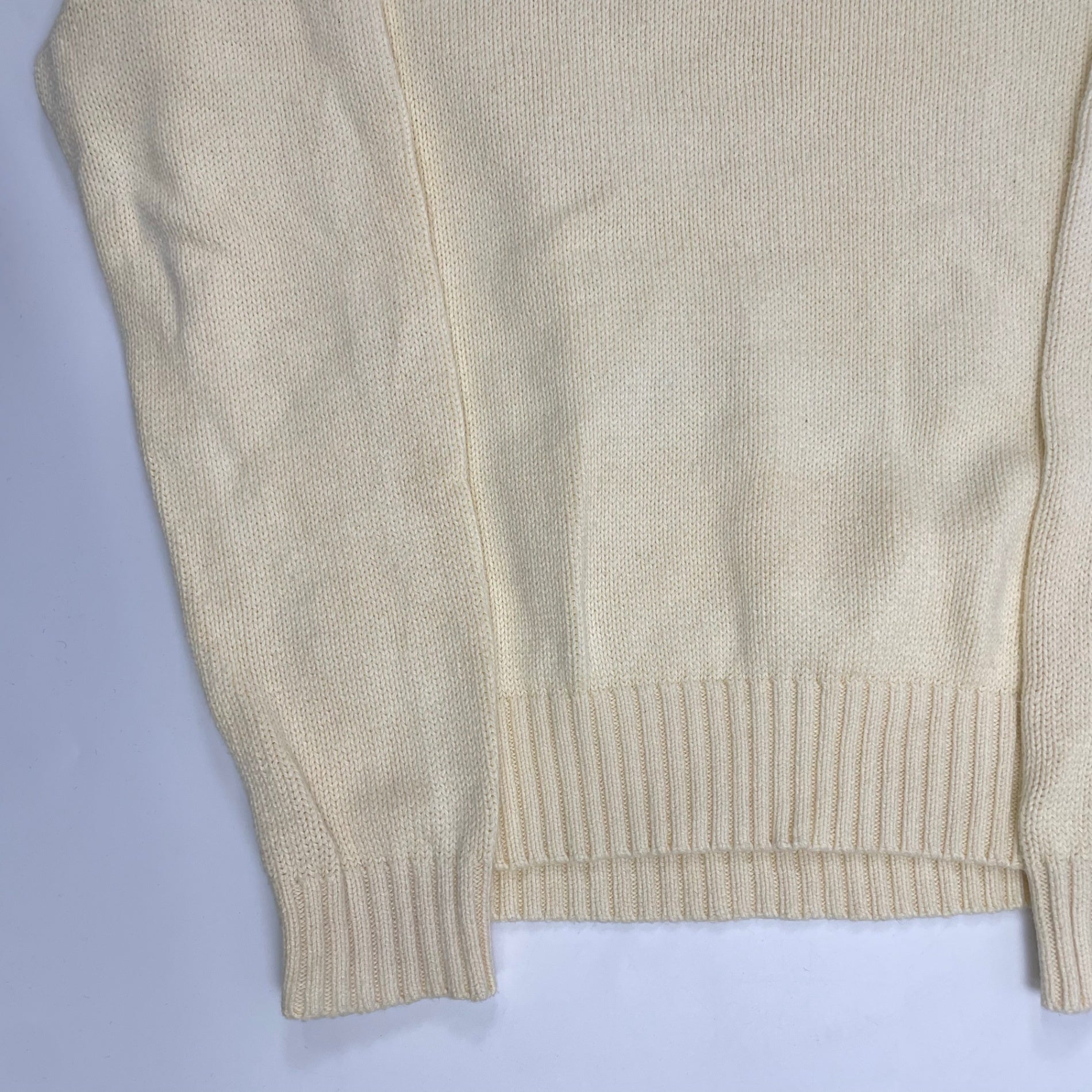 Polo by Ralph Lauren ポロバイラルフローレン / ピマコットン ヴィンテージニット ポニー刺繍 SIZE：M