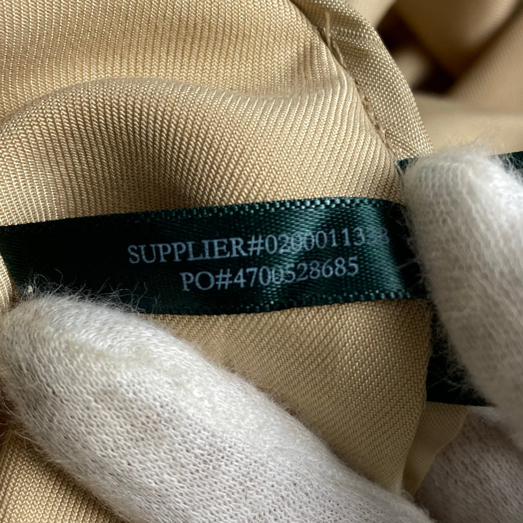 LAUREN RALPH LAUREN ローレンラルフローレン / ベルテッドトレンチコート 仕付け糸付 参考定価：50,000程度 SIZE：M