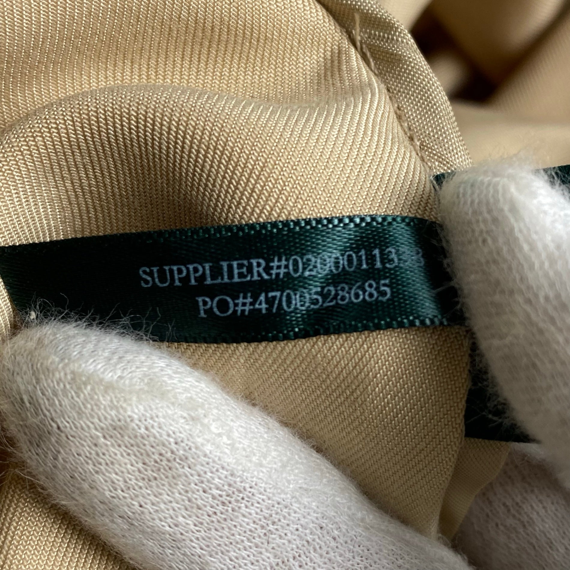 LAUREN RALPH LAUREN ローレンラルフローレン / ベルテッドトレンチコート 仕付け糸付 参考定価：50,000程度 SIZE：M