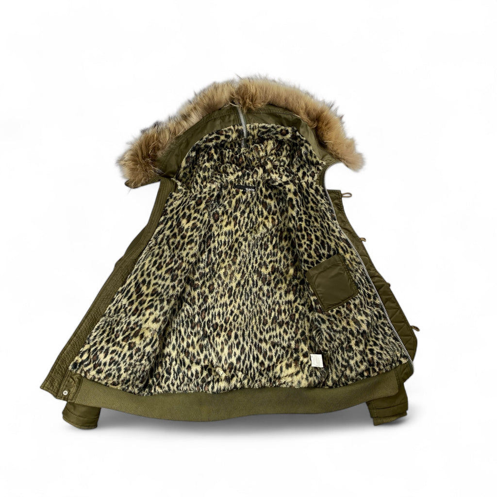 【00's～ ネオグランジ】 VAROSH ヴァロッシュ / N-2Bタイプ ヒョウ柄 ミリタリージャケット SIZE：M