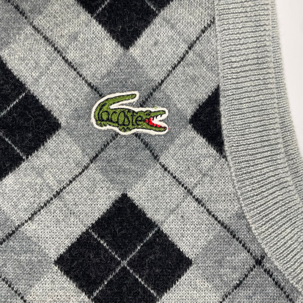 VINTAGE LACOSTE ラコステ / ヴィンテージ アーガイルニットベスト SIZE：2