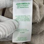 JOHN SMEDLEY / 英国製ウールVネックニット 参考定価：42,000程度 SIZE:S