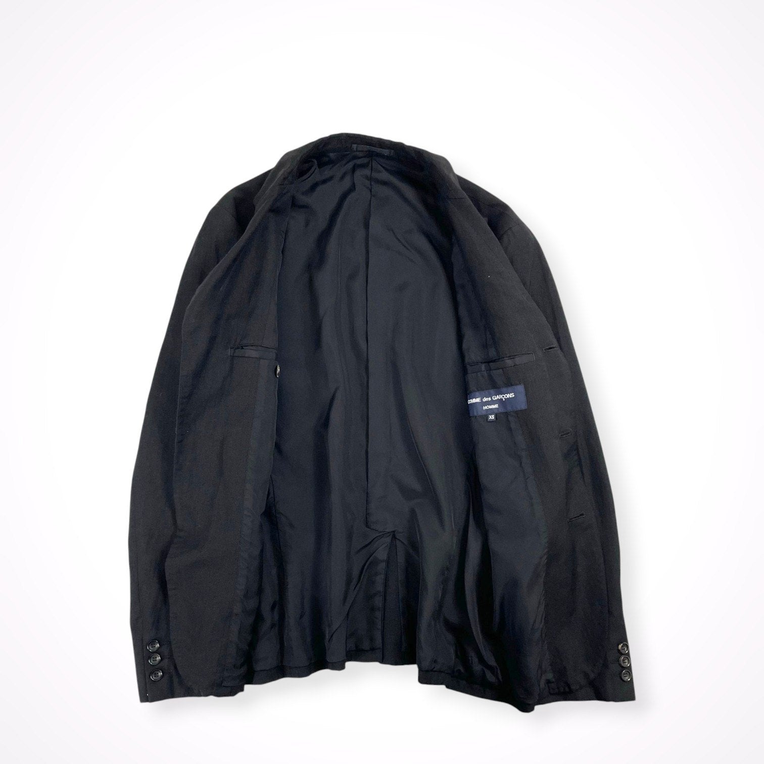 COMME des GARCON HOMME / 09AW ウールリネン3Bジャケット SIZE:XS