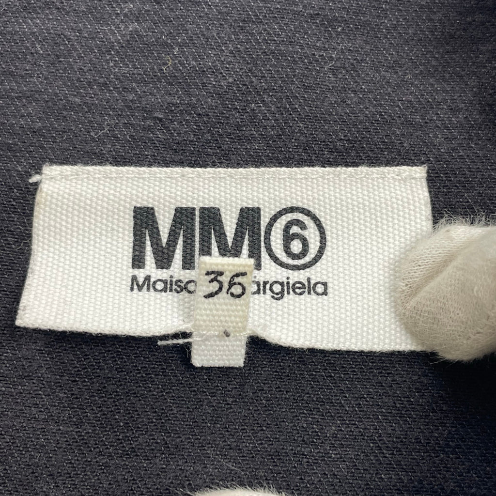 MM6 MAISON MARGIELA エムエムシックス メゾンマルジェラ / フリンジデザイン デニムプルオーバー ブラック 参考定価：38,000+tax SIZE:36