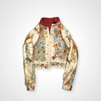 HERMES エルメス / カレライニング リネンデニムジャケット ゴルチエ期 参考定価：520,000程度 SIZE：36