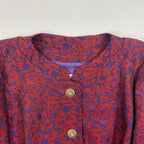 NINA RICCI / ヴィンテージ ジャガードジャケット 参考定価：200,000程度 SIZE:40